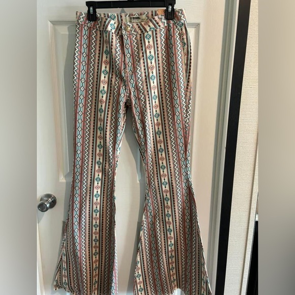 Rock & Roll Aztec Bell Bottoms NWT - Picture 1 of 2